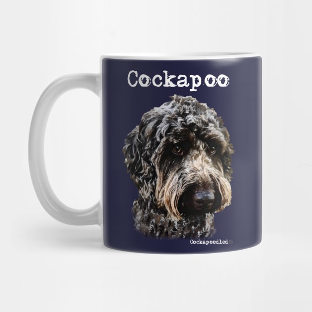 Black Cockapoo / Spoodle and Doodle Dog by WoofnDoodle 